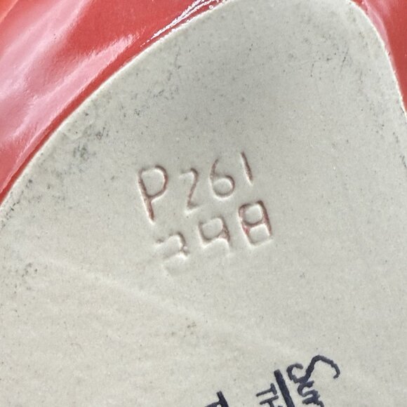 Sur La Table Red White Ceramic Chicken Baking Dish Made in Portugal P261 358 - Picture 5 of 9